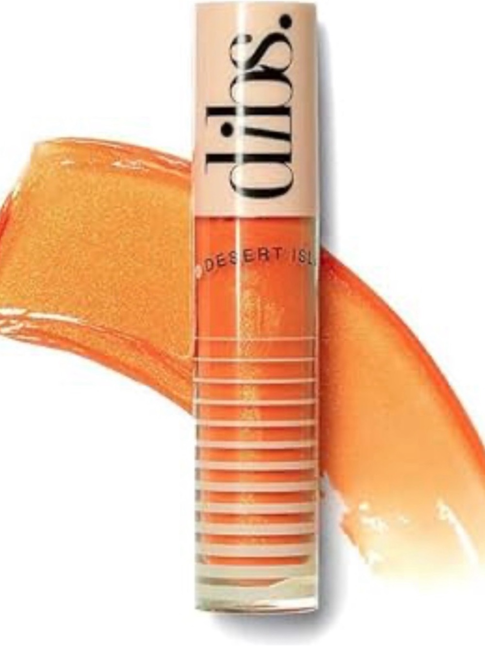 Dibs Orange Crush Lip Gloss - High-Shine Hydrating Gloss